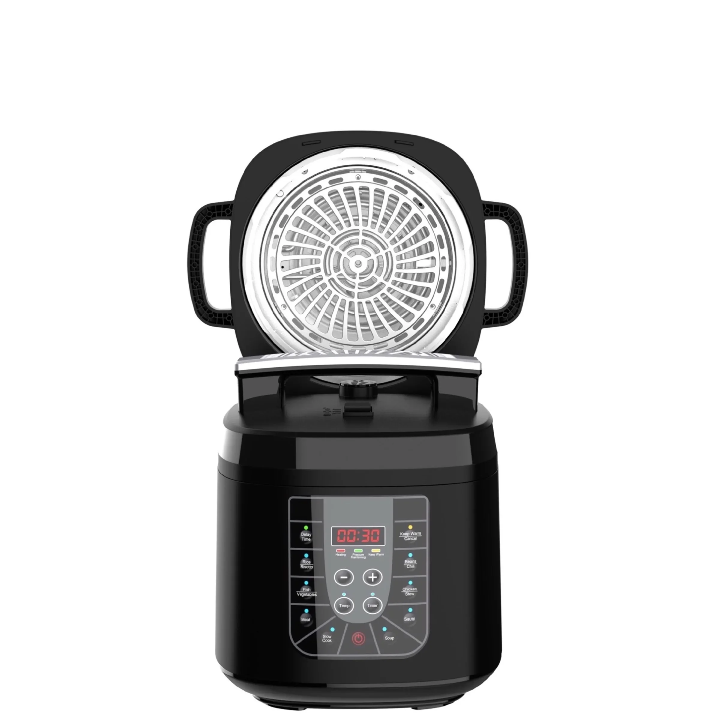 

YBW610 Customizable-colorsHousehold-capacity 0-70KPA Uncoated Intelligent Kitchen Electric Pressure Cooker With Air Fryer