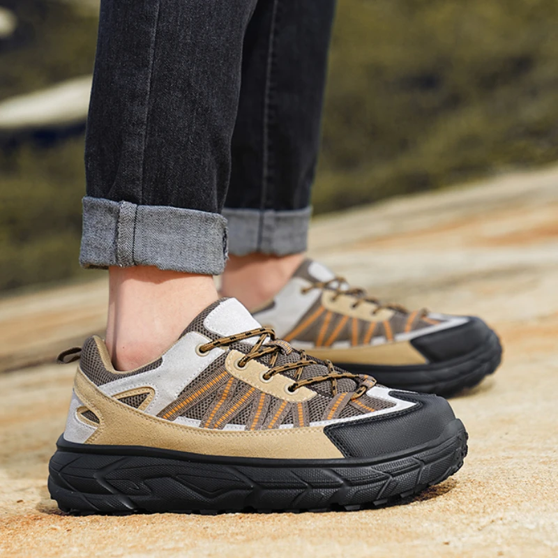

Yixin972Large Size High-Quality Lightweight Rubber Sole Four-Season Outdoor Hiking Climbing Shoes（Video）