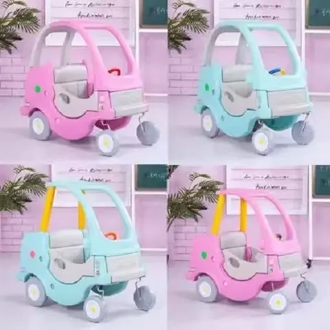 Kindergarten children's playground car game princess indoor and outdoor small RV amusement naughty castle plastic slide