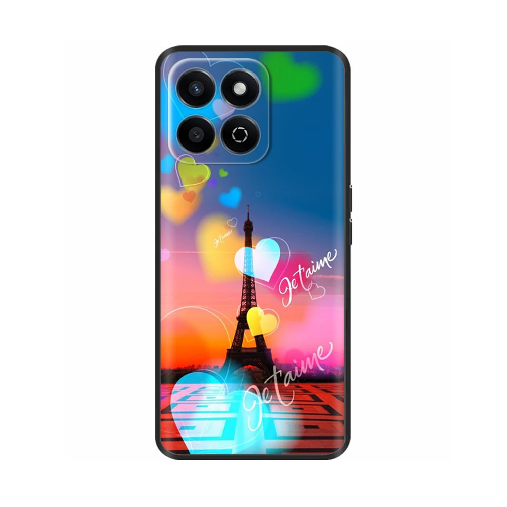 Case For Honor X7c 4G Luxury Shockproof Soft Black Silicone TPU Phone Cover For Huawei Honor X7c Protective Shell Bumper Fundas