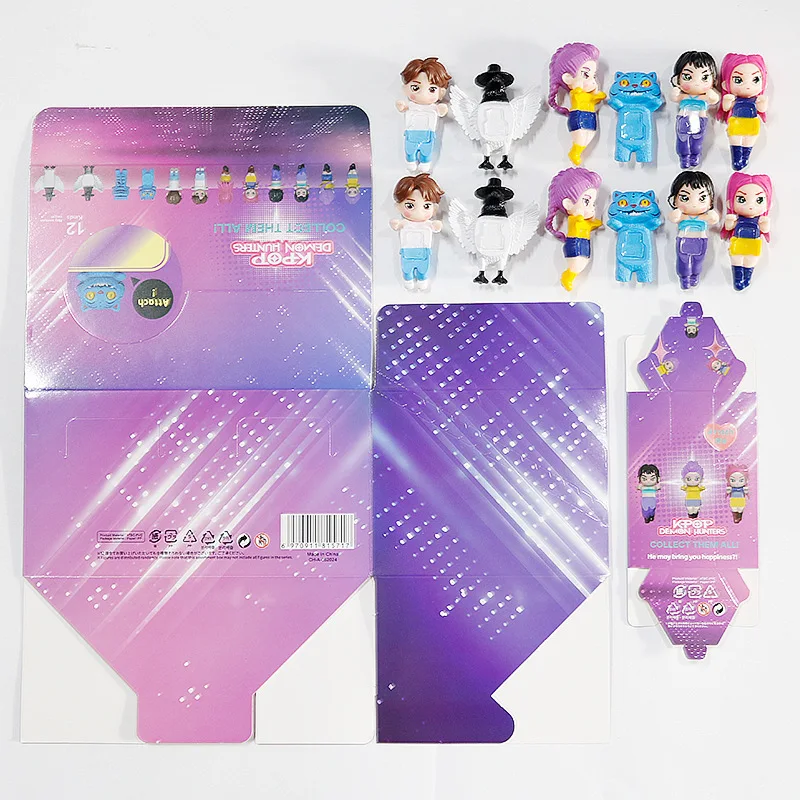 Kpop Demon Hunters Series Blind Box Anime Figure In The Dark Model Doll Desktop Ornament Collection Decor Toys Birthday Gift