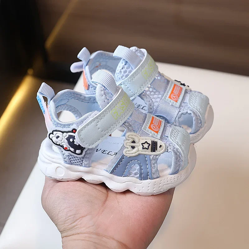 

Fashion Gril Sandals Super Cute Kid Sandals 2025summer New Cartoon Baby Shoe Soft Sole Walking Shoe Trend Anti Slip Boy Kid Shoe