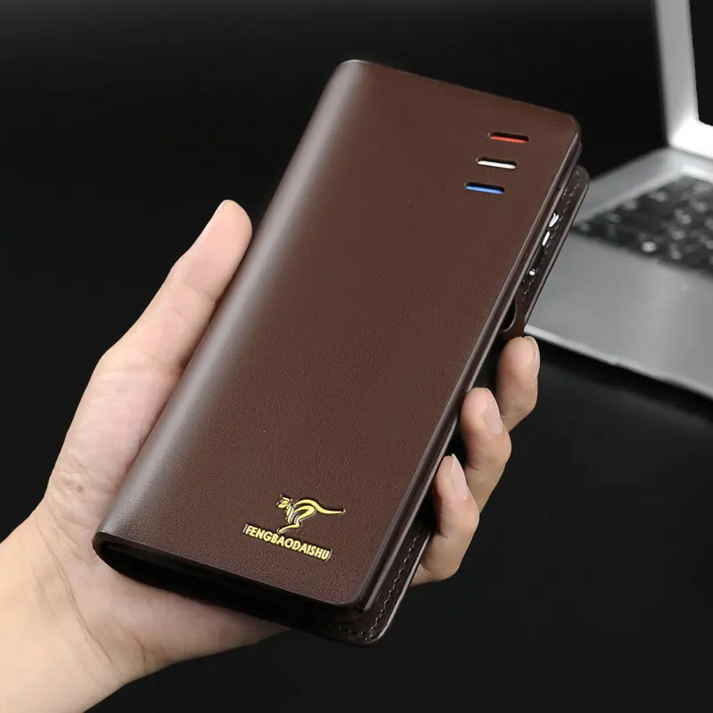 

SOURCE Factory Zipper Handbag Men's Mobile Phone Bag Men's Long Wallet Large Capacity Multiple Card Slots Men's Wallet