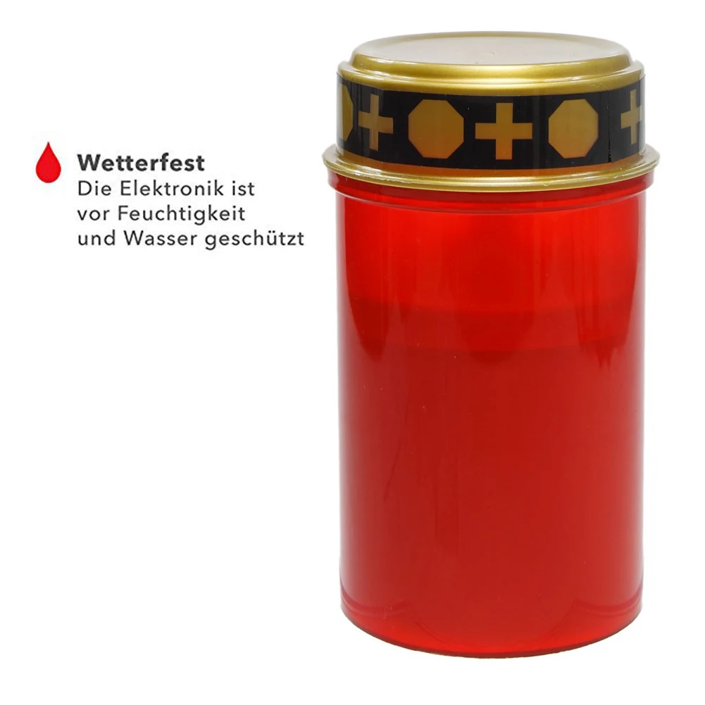 شمعة القبر لقبر المقبرة أضواء الشمسية مع الإضاءة LED ضوء القبر الرياح المختلفة