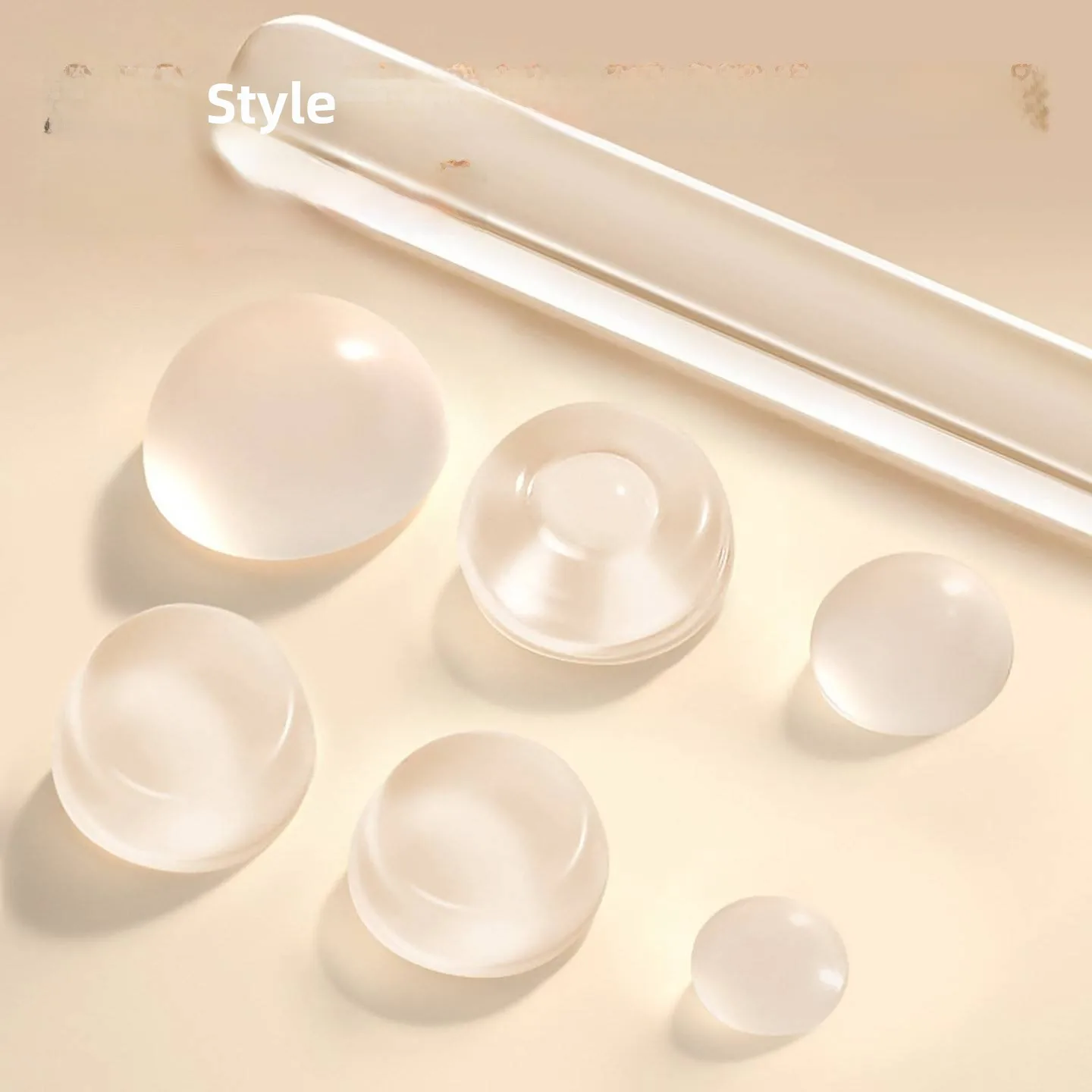 Silicone Anti-Collision Stickers Door Handle Protection Pad Quietening Particle Fridge Door Guard Bumper Strip Door Decal