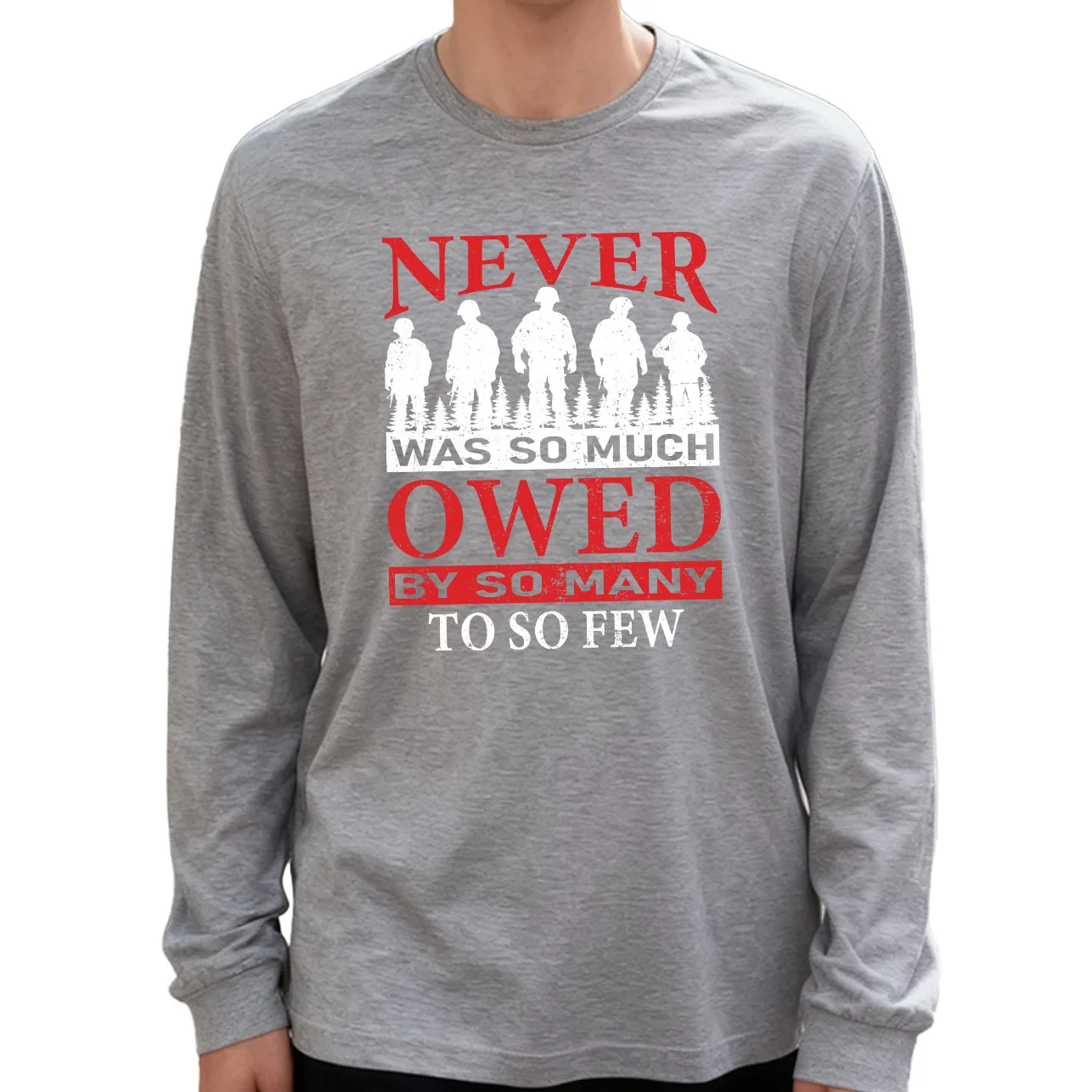 تي شيرت رجالي بأكمام طويلة 100% قطن 180 جرام برقبة دائرية كاجوال طراز يومي ناعم وقابل للتنفس #2