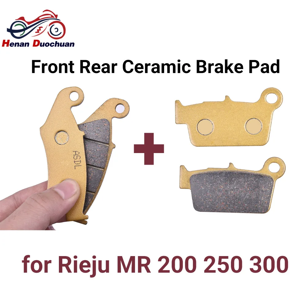 Front Rear Ceramic Brake Pad for Rieju MR 200 250 300 Pro Racing Ranger Six Days 2020-2026 Enduro