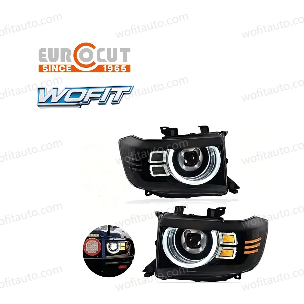 WOFIT Factory Auto Parts Modified LED Headlight H7 for 2009-2021 Tota Land Cruiser 70 Series Lc70 Lc79 Lc76
