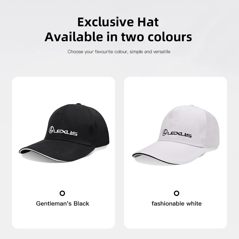 لكزس شعار قبعة بيسبول الرجال النساء قابل للتعديل بلغت ذروتها قبعة لكزس RX300 IS200 IS250 ES350 Ct200h UX250h NX300h RX350 ES300h LS #2