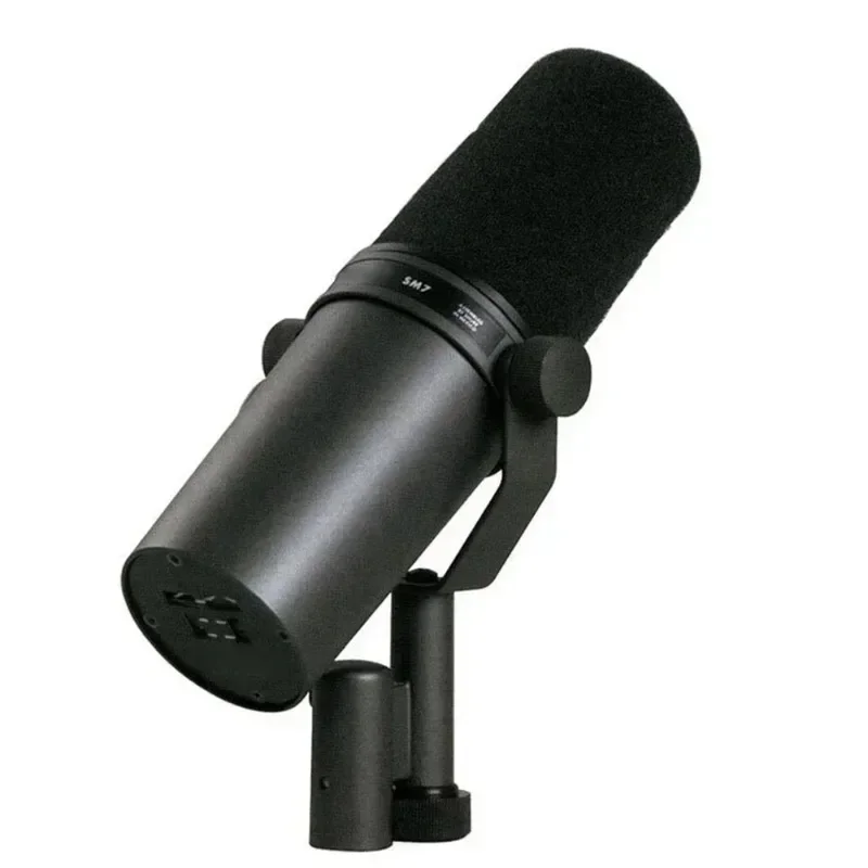 VIKEFON Professional Dynamic Microphone Selectable Frequency Response Mic for Studio Recording Performance Vocals For Shure SM7B