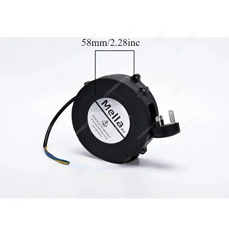 H05VV-F 3G 0.75m² 4.5meters cable reel drum electric cord reel retractable with plug