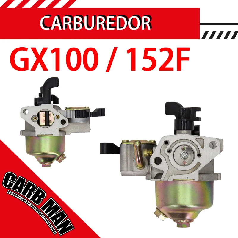 Lawn Mower Carburetor For Honda GX100 GXH50 2.8HP 3HP 152 152F Water Pump 15D 16100 Z0D 003 013 4-Stroke Engine