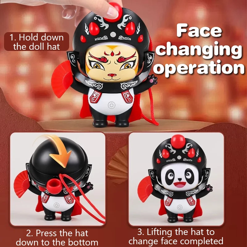 Creative Sichuan Face Changing Doll Stress Reducing Toy With A Face Changing Face In One Second, As A Gift For Girlfriend