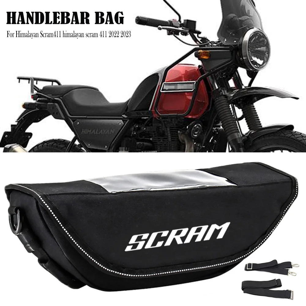 For Himalayan Scram411 himalayan scram 411 2022 2023 Motorcycle Waterproof And Dustproof Handlebar Storage Bag