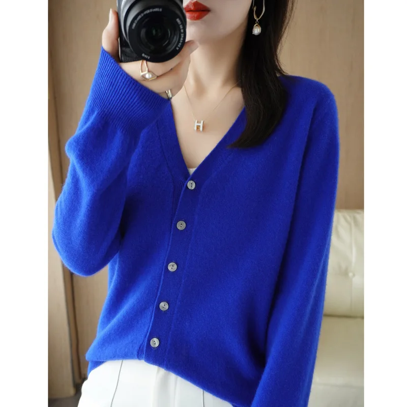 Women Cardigans 2025 Autumn Winter Single Breasted Knitwears Long Sleeve Warm Knit Cardigan Korean Fashion Spring casual Sweater