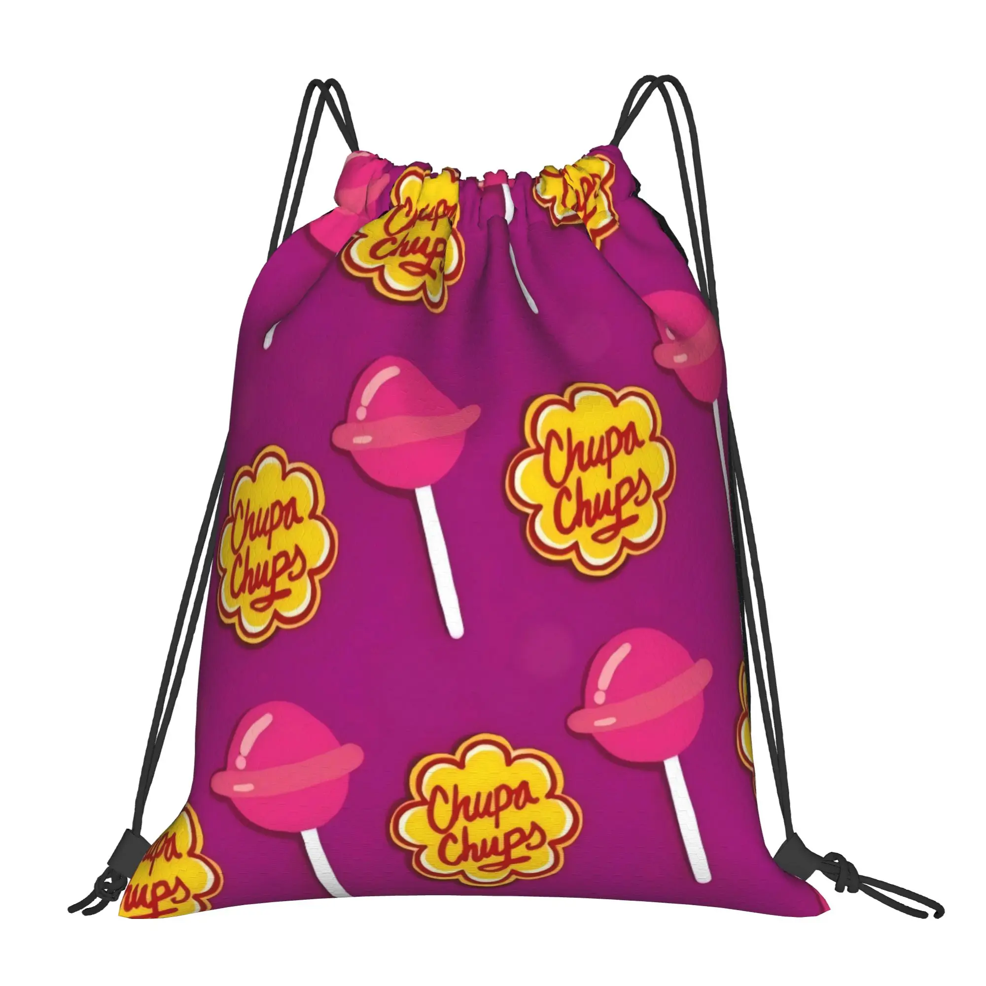 

FUN 13 Chupa Chups Портативный рюкзак-мешок на шнурке для покупок, езды на велосипеде и спорта, сумка для обуви