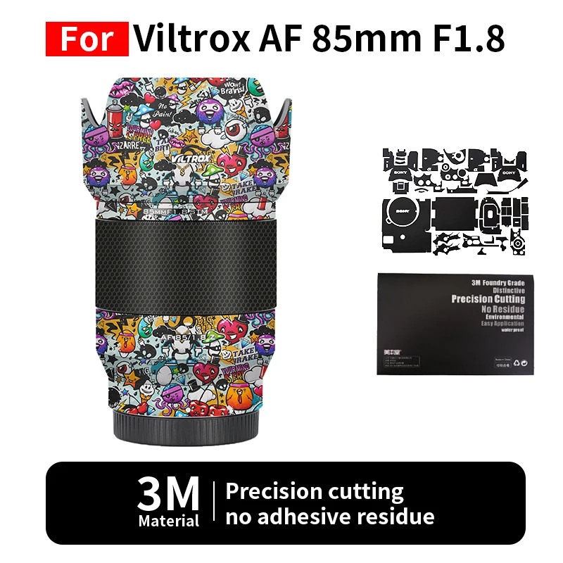 

Mebont для Viltrox 85 мм кожа Viltrox 85 мм F1,8 наклейка на объектив камеры защитная пленка полная защита без остатков