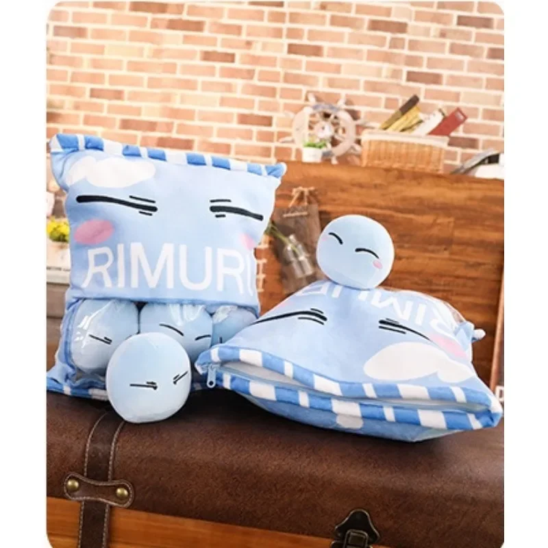 Contains 6 Creative Plush Anime Q-version Stuffed Dolls Pillows Role-playing Props Children Rooms Home Sofas Decorations