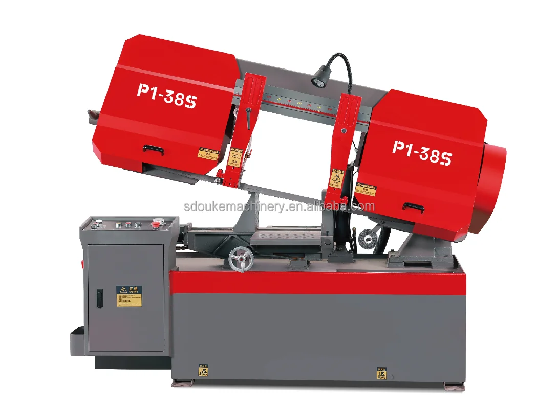 منشار قطع شريطي 45 درجة منشار شريطي معدني شبه أوتوماتيكي #2