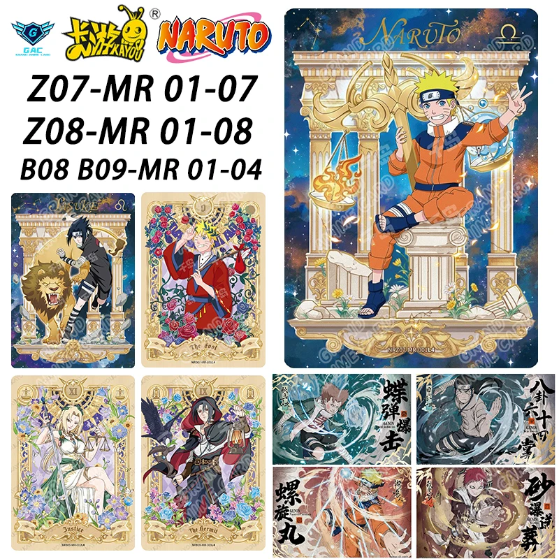 Original New Kayou Naruto Card T2W9 T2W8 T4W8 T4W7 MR Full Series