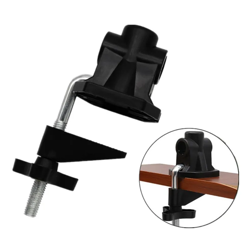 Cantilever Bracket Clamp Non-Slip Universal Bracket Clamp 7 Shape Horse Buckle Clip Metal For Microphone Desk Lamp Mic Stand