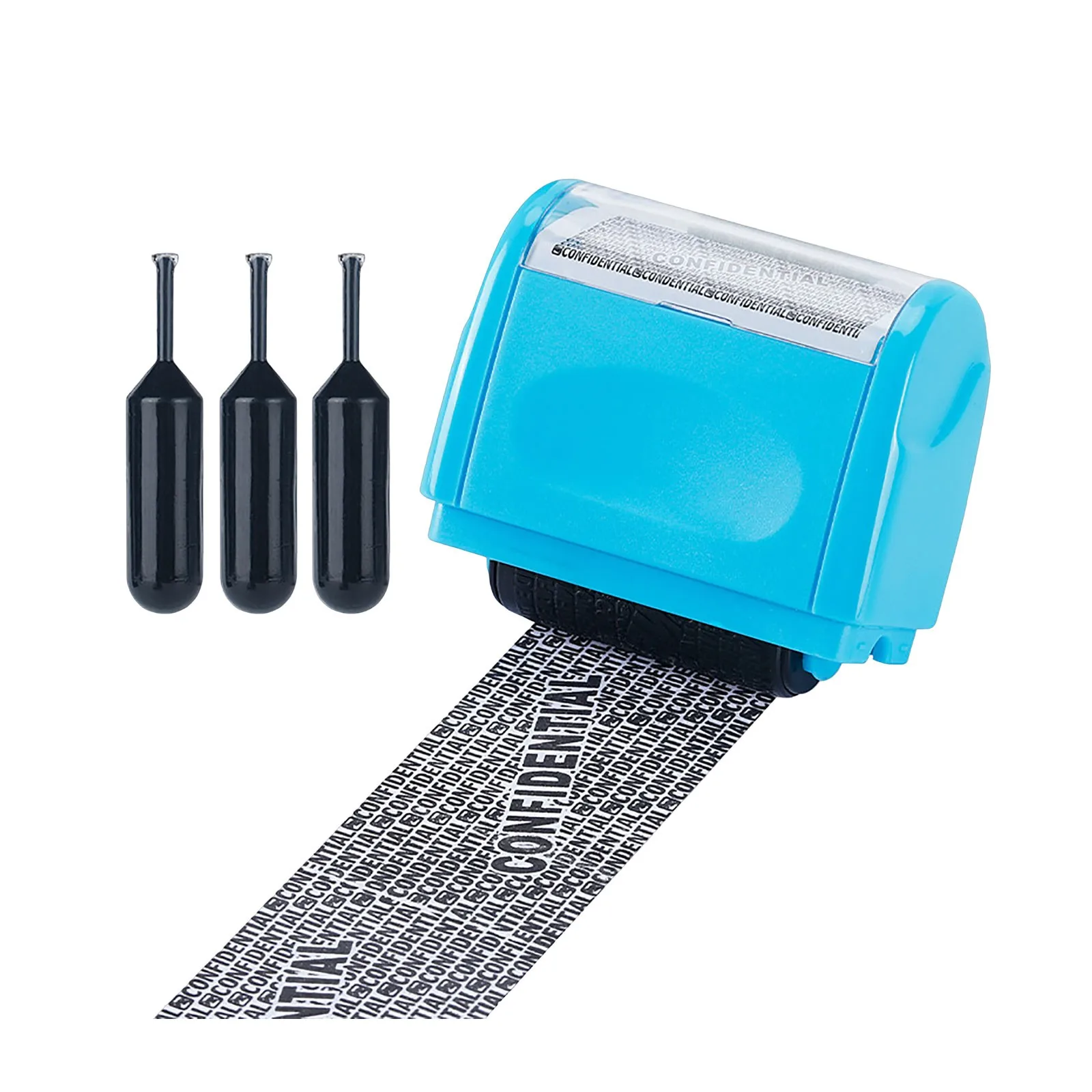 

2025 New Privacy Seal, Roller Identity Theft Guard ID Privacy Confidential Data 40ml, Seal + 3 Stamp-Pad Ink, Holiday Gifts