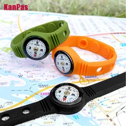 Silicone Wristband compass, water proof, light weight / powerful luminous compass/ Turnable bezel Si-18BR/ Si-25BR