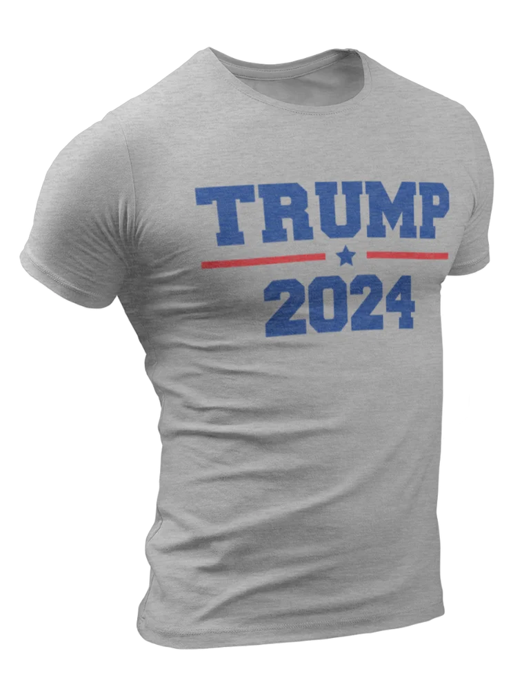 Trump 2024 Election MAGA Political T-Shirt 100% Cotton O-Neck Summer Short Sleeve Casual Mens T-shirt Size S-3XL