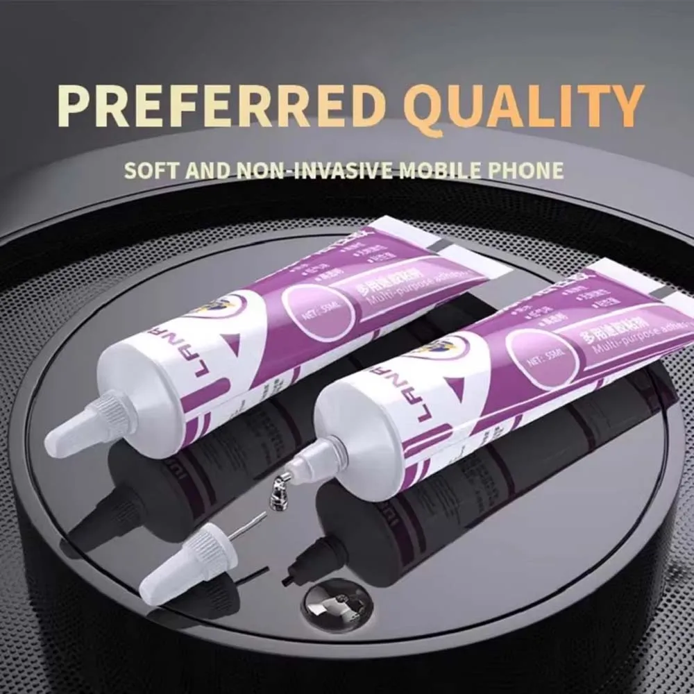 Lanrui i9 cola adesiva forte multifuncional para celular, moldura intermediária, capa traseira, pasta de tela, ferramentas de reparo de remodelação