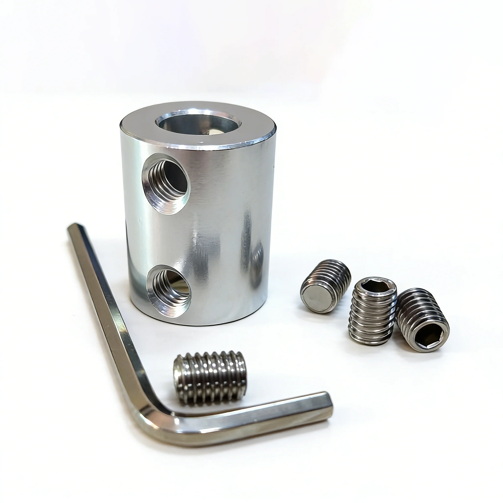 Aluminum Alloy Coupling Reducing Adapter Connector Shaft Sleeve for Motors with Shaft Diameters of 8, 10, 12 and 14 mm
