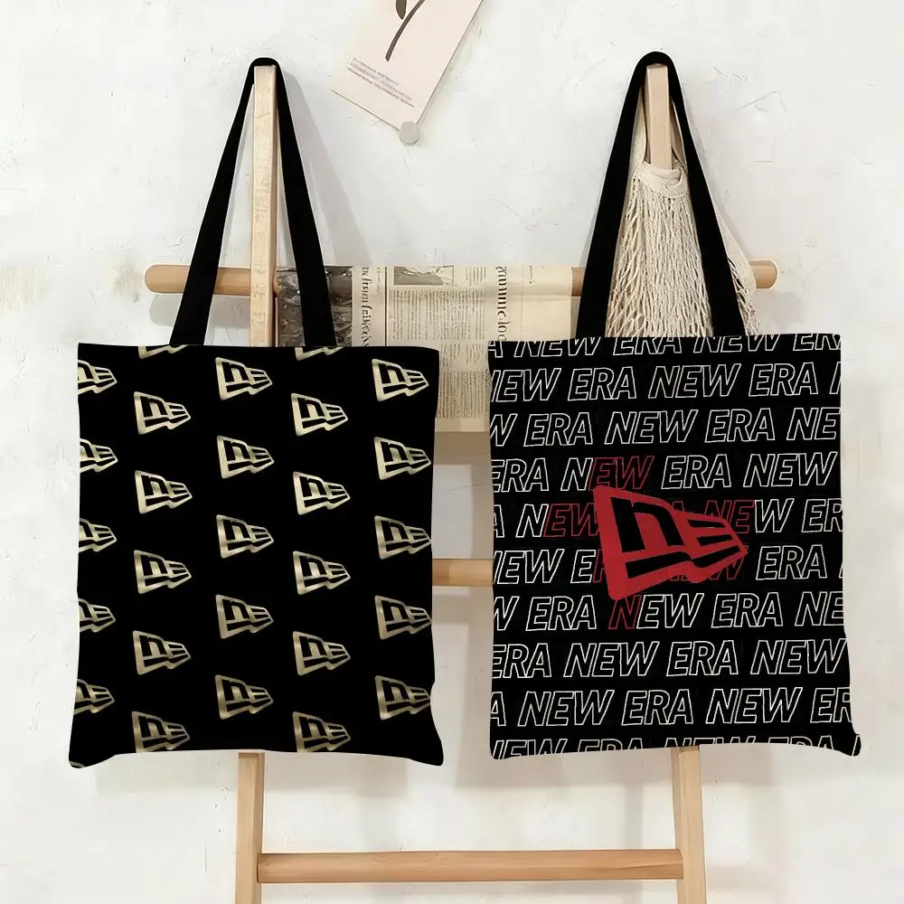 Fashion Luxury N-New E-Era Storage Bags Large Eco Friendly Capacity Canvas Shopping Bag Shoulder Handbag Daily Use