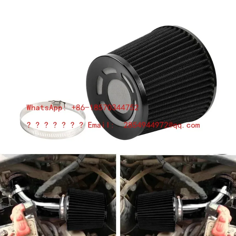 L * Modified High Flow Air Intake Mushroom Head Air Filter 76mm Air Filter