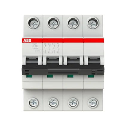 

Miniature Circuit Breaker 10165812 S204-C80 4P | 80A | C | 6KA 2CDS254001R0804