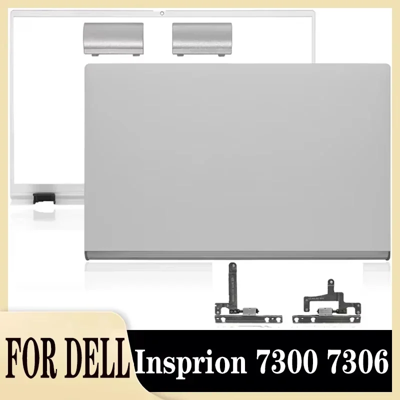 

New for Insprion 7300 7306 Laptop Accessories Lcd Back Cover Front Bezel Hinges Cover 0HY46M 0R6VHM Inspiron 7306