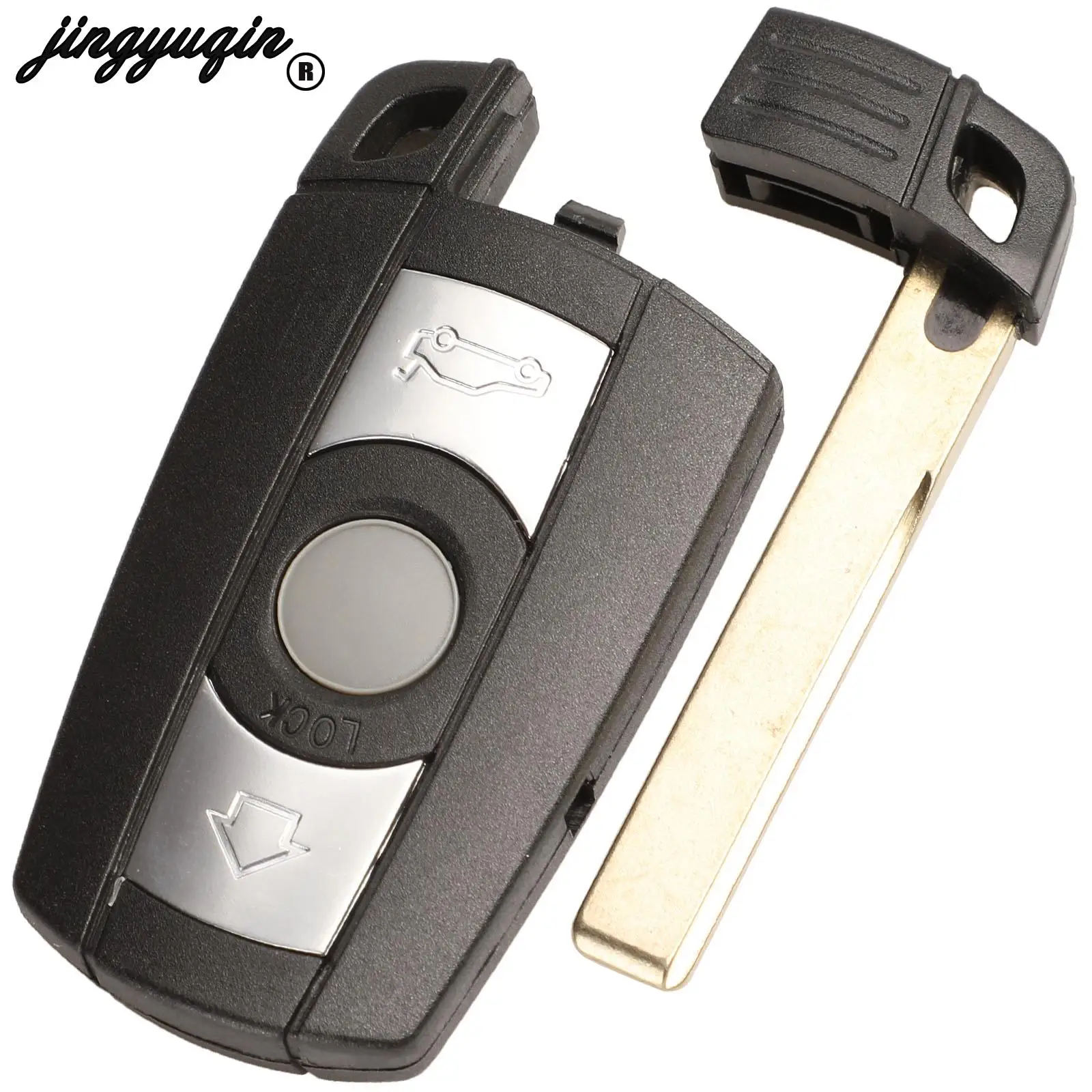 jingyuqin Keyless-Go dla BMW CAS3 serii 3/5 X5 2006-2011 funkcja w pełni inteligentny klucz zdalny 315 MHz/868 MHz PCF7953 Chip