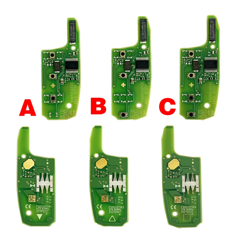 CN014094 Original PCB 4 Button Remote For Chevrolet Replacement Upgraded smart card 315MHz ID46 PCF7961E Chip