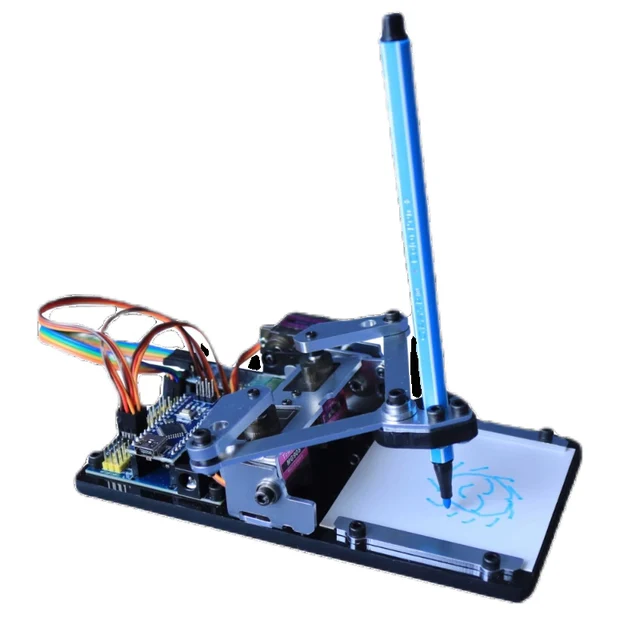 Robot rysujący Drawbot MG90S Manipulator Artboard Bots APP Maszyna do rysowania dla Arduino Robot DIY Kit dla NANO Programowalny Robot Starter