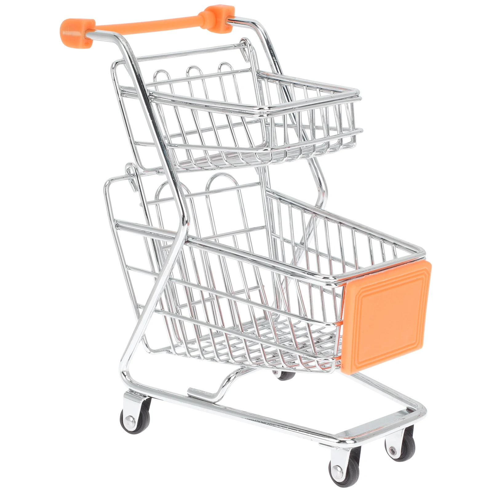 

Mini Shopping Cart Toy Carts Market Trolley Miniature Grocery for Kids Small Tiny