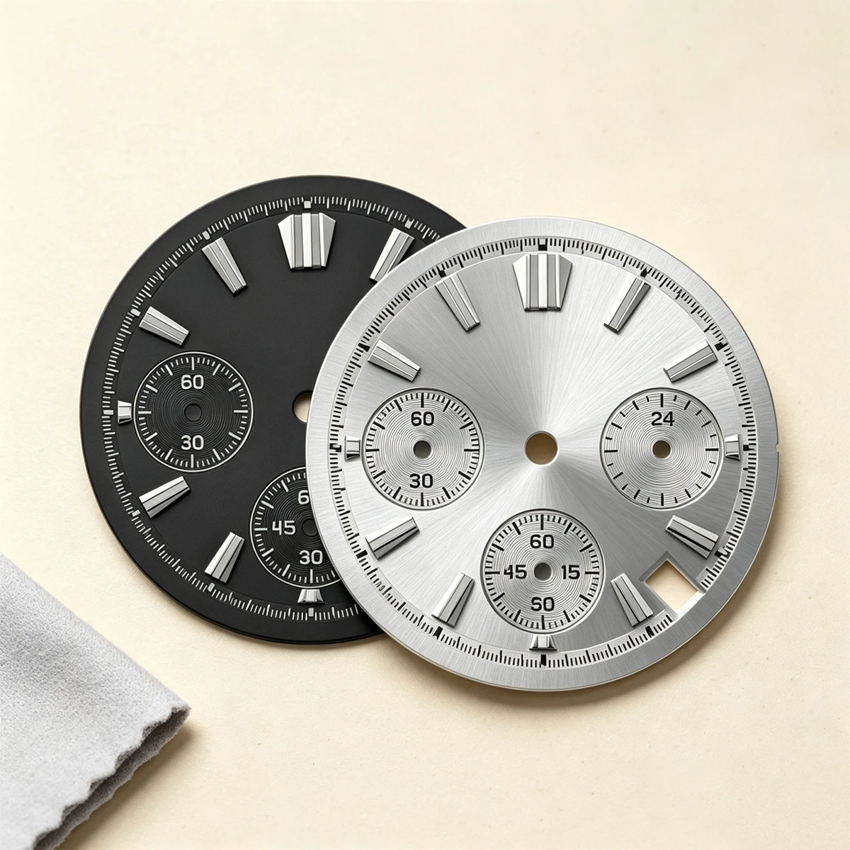 Blue-green Luminous Dial VK63 29.5mm BGW9 Faces with Ice Blue for VK63 Quartz Movement Accessories VK63 Hands Movement Part