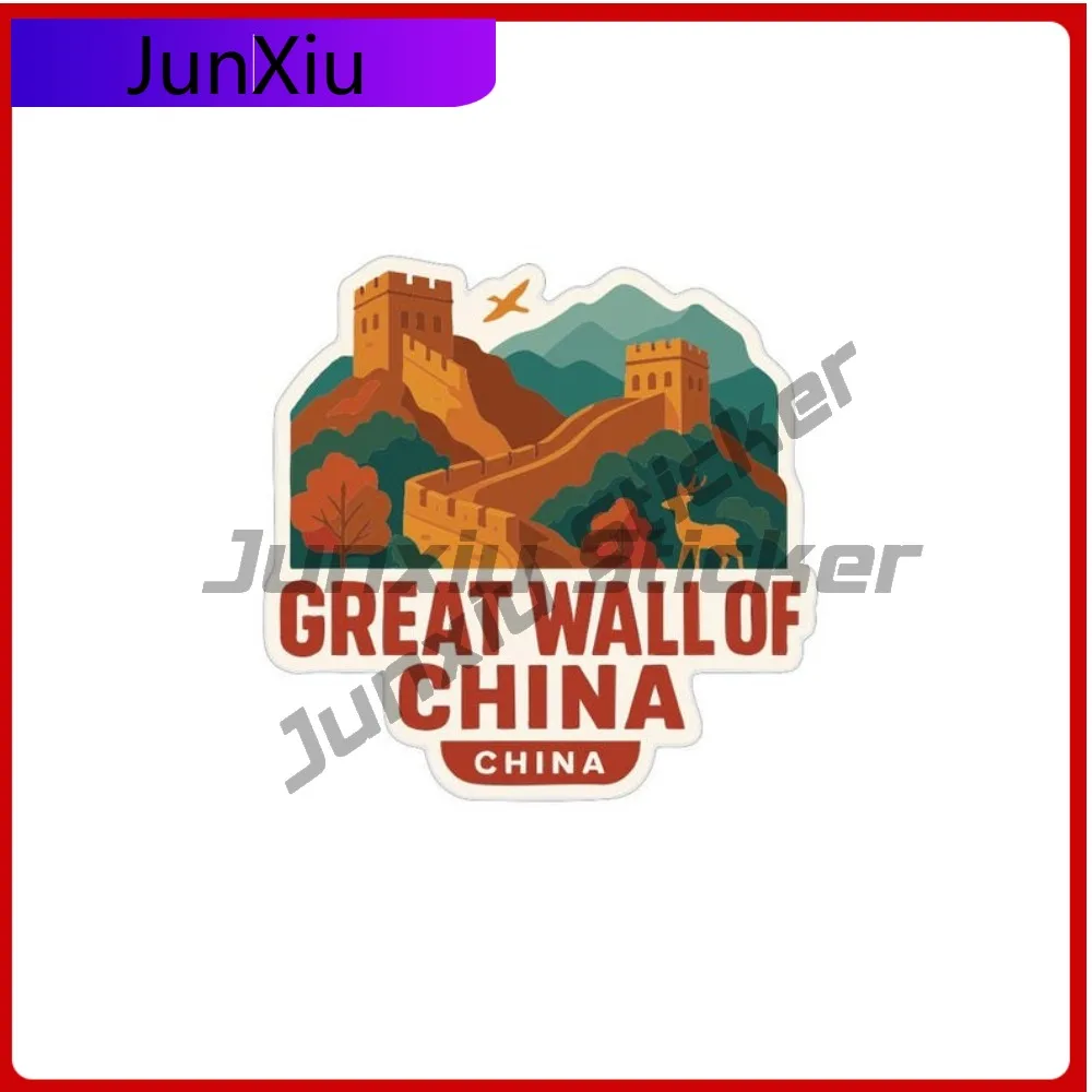 

Great Wall Of China Sticker Decorative Accessory Vinyl Waterproof Decal Car Truck Pickup Camper Bicycle Skateboard Stickers Camp