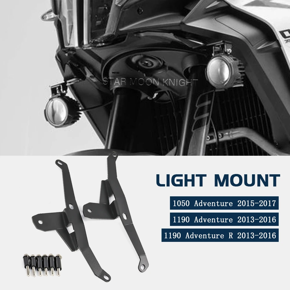 For 1050 1190 Adventure R 2013 - 2016 Motorcycle Accessories Fog lamp Spotlight Bracket Holder Spot Auxiliary Light Mount