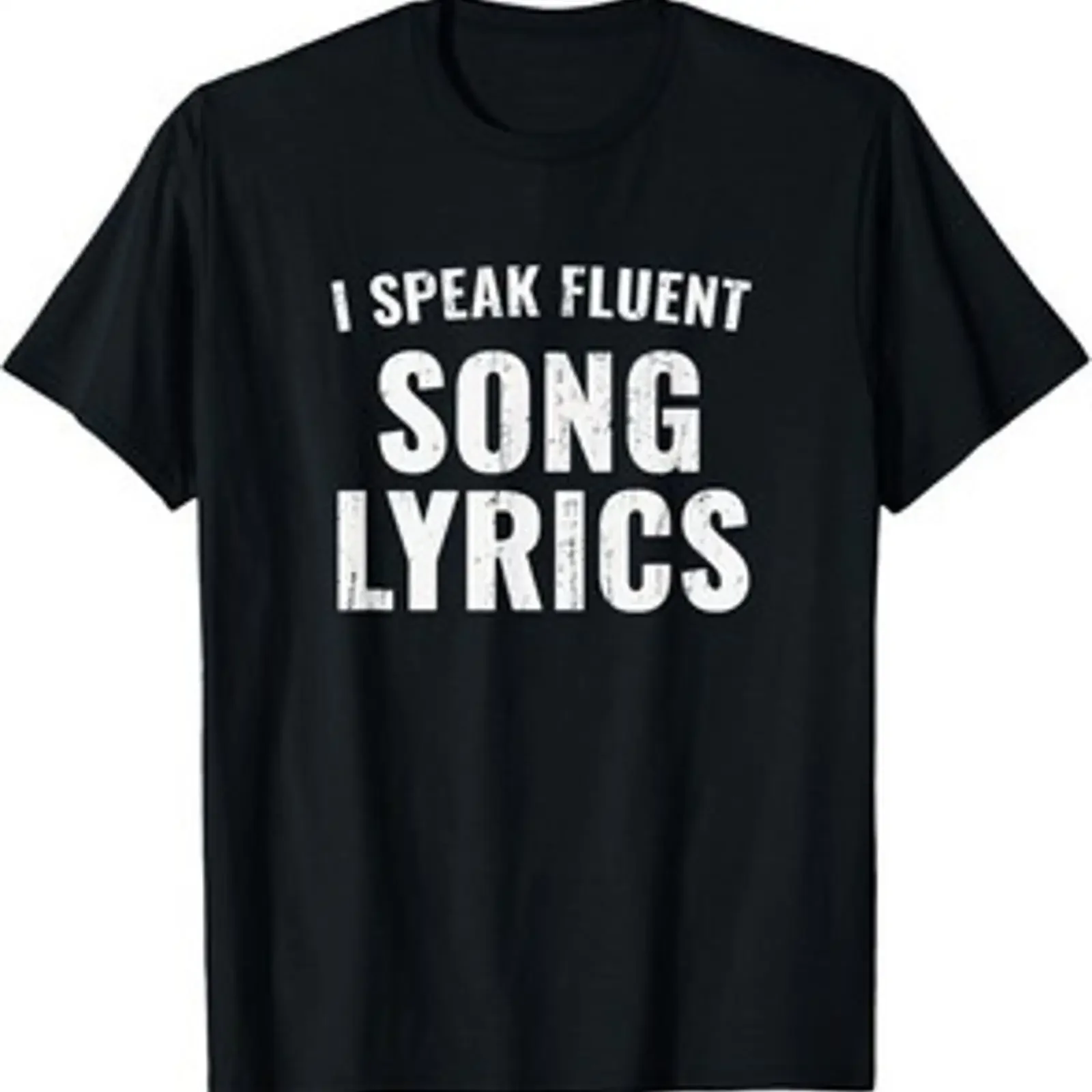 Camiseta con la letra de la canción I Speak Fluent, sarcástica, divertida, vintage, estilo lavado, ropa de diseñador, elegante y transpirable