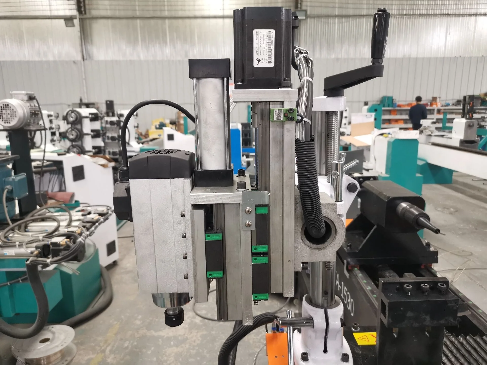 4 محور السيارات أداة تغيير مخرطة الخشب باستخدام الحاسب الآلي CA-1530 ل اسطوانة النقش المسطح النقش الخشب تحول مخرطة باستخدام الحاسب الآلي #5