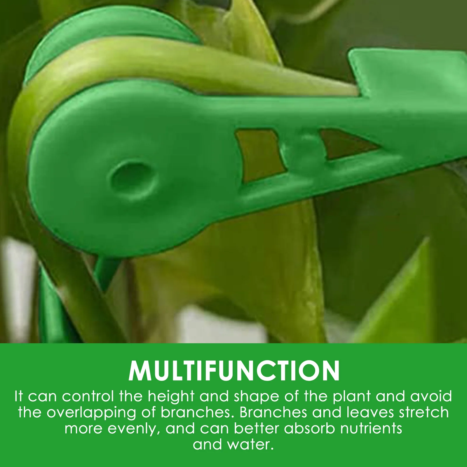 Adjustable Plant Trainer Clips 10 Pcs 360° Rotation Plant Support Clip Flower Vine Clips Garden Tool Plant Benders