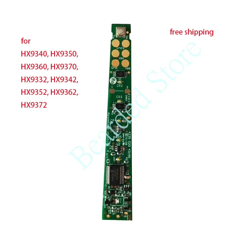 1Pcs HX9370 HX9340 HX9350 Electric Toothbrush Control Board Motherboard，PHILIPS Sonicare HX93 series Replace Parts Mainboard