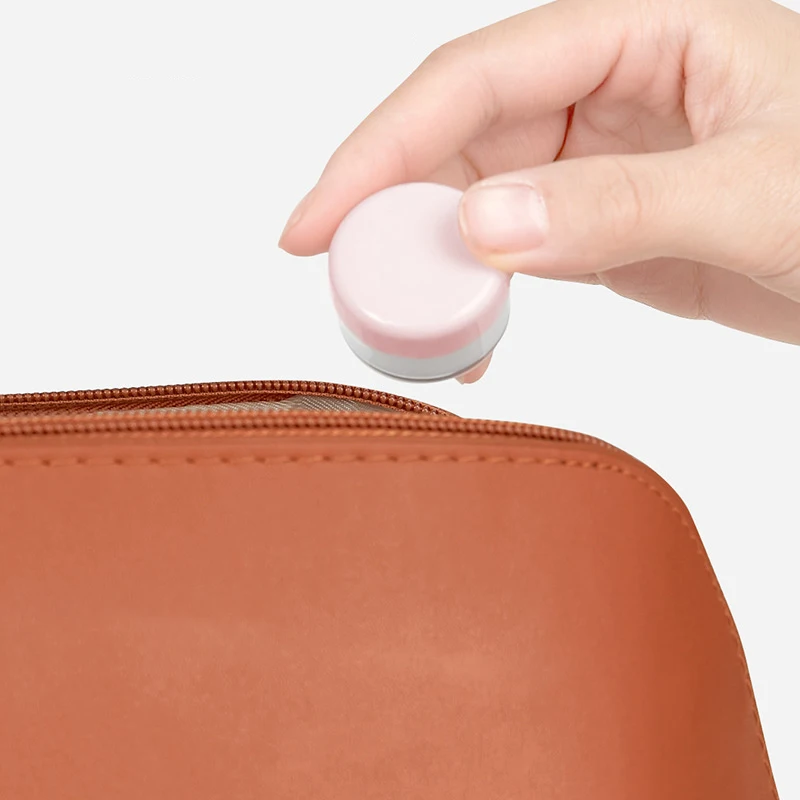 2 PCS Empty 5g Travel Small Colorful Covers Clear Plastic Cosmetic Pot Jars With Lids For Face Cream Lip Balm Containers