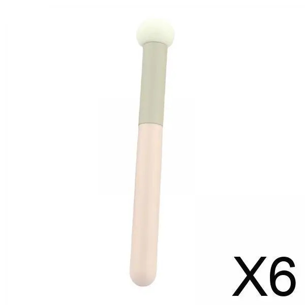 Precision Application Makeup Concealer Brush Soft Sponge Kabuki Buffing for Natural Face Coverage and Touch-ups