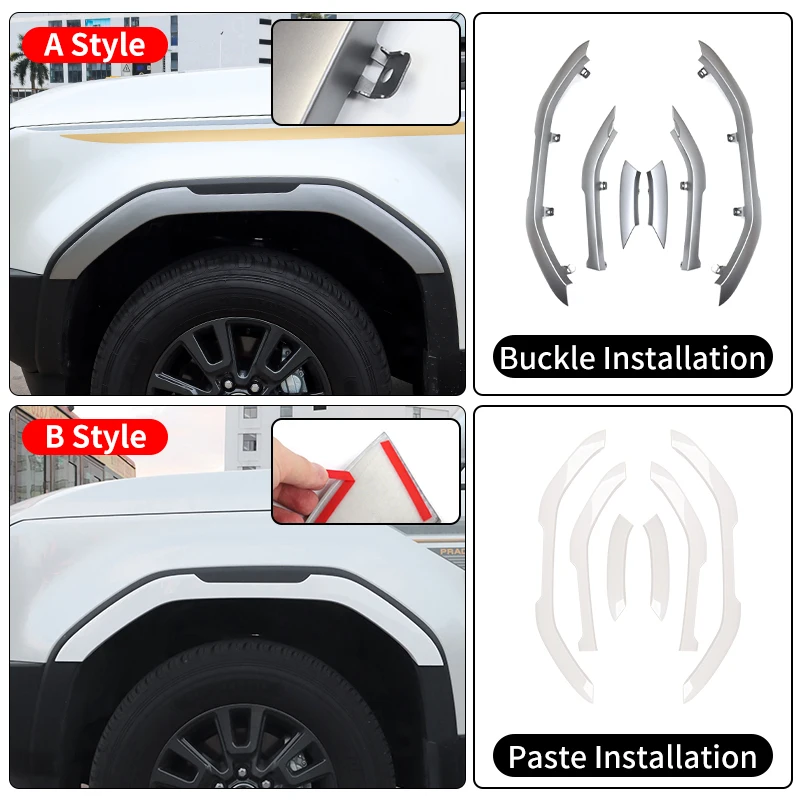 For Toyota Land Cruiser 250 2024 2025 Prado LC250 1958 First Edition J250 Exterior Decoration Wheel eyebrow,Upgraded Accessories