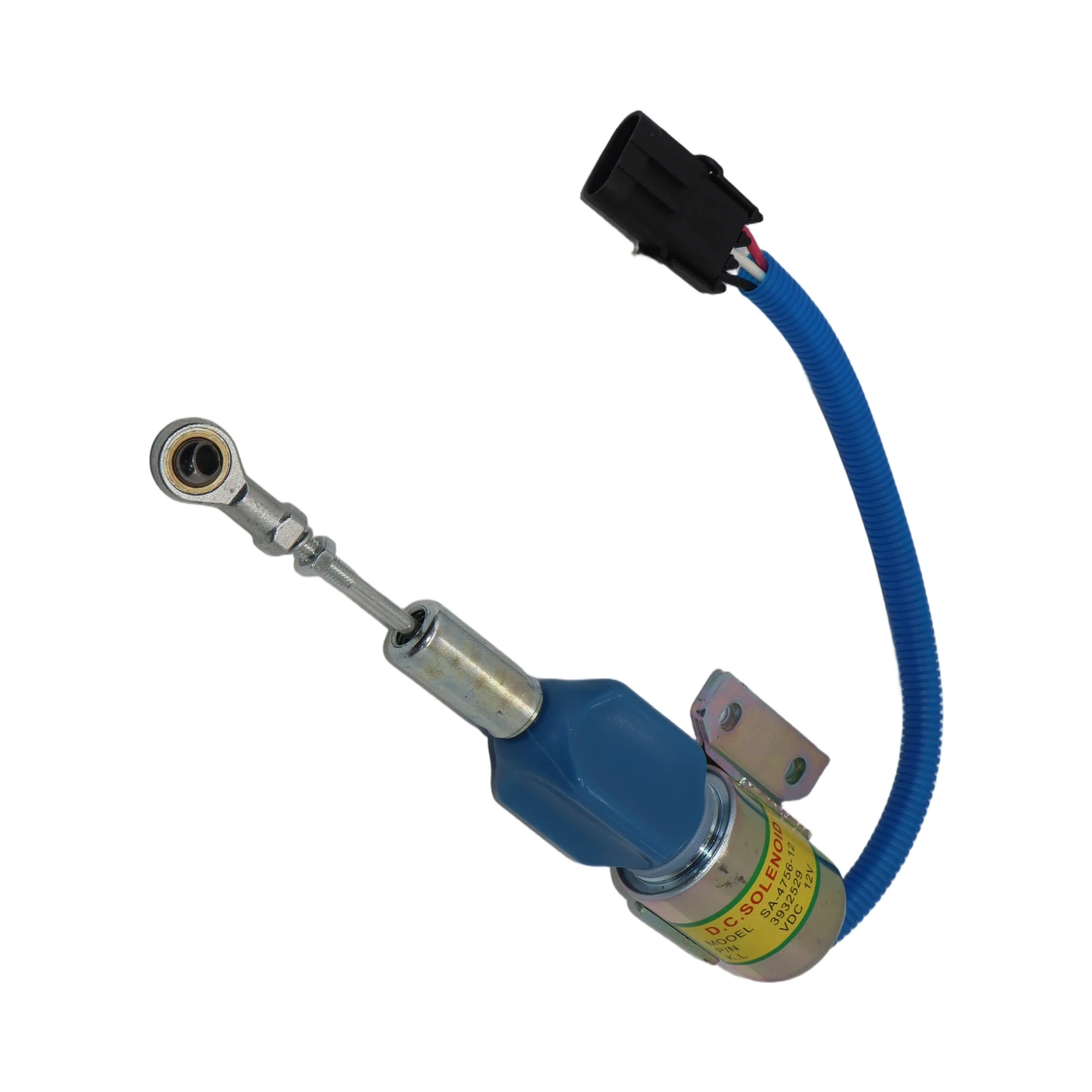 24V Fuel Shut Off Solenoid 3991625 3930658 3935431 For Hyundai R225-7 R220-5 335-7 R210LC-7 Crawler Excavators