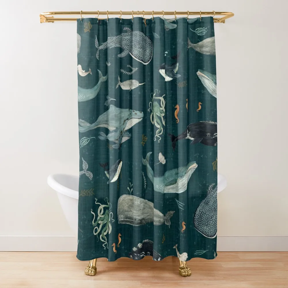 

Deep Sea - midnight Shower Curtain Shower For Bathroom Waterproof Shower And Anti-Mold Bathroom Decor For The Bathroom Curtain
